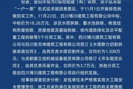 成都龙泉驿通报“旧水塔拆除事故致1死”：负责人停职，2人被控制图片