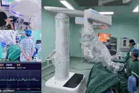 医院“尖板眼”丨国际顶级专家“隔空”主刀 5G机器人助力高难度尿路重建图片
