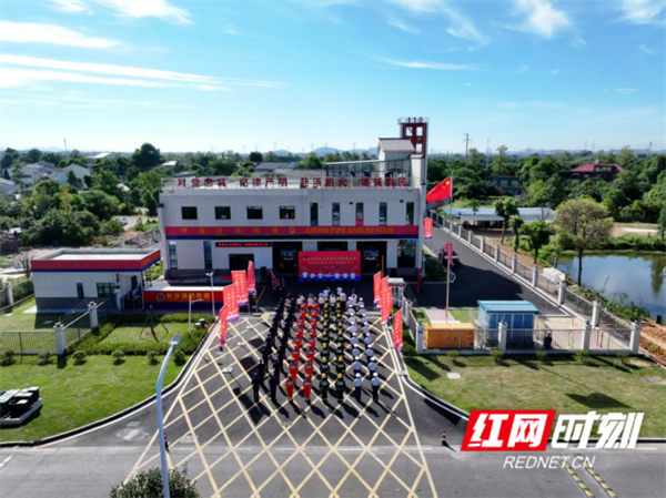 望城区新增消防救援站：靖港古镇政府专职消防救援站驻队执勤