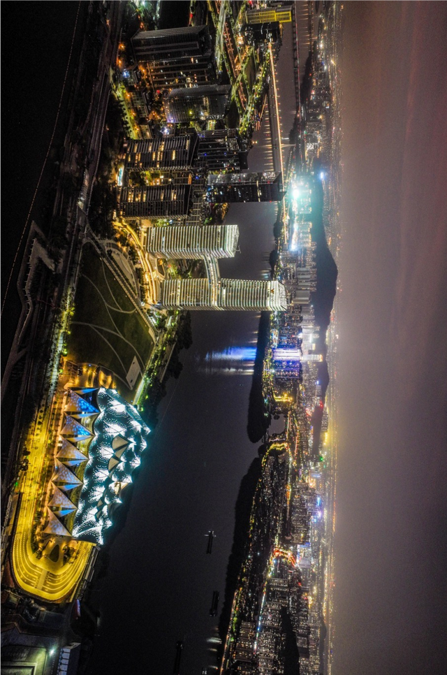 绝美地标+1 南沙入夜美成画