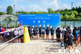 2024年全国沙滩排球锦标赛在盐城大洋湾开赛图片