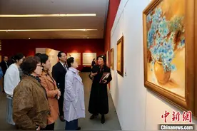 旅法画家李玉芬回家乡天津举办作品展传承中法情谊图片