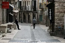 耶路撒冷：空荡的街头图片