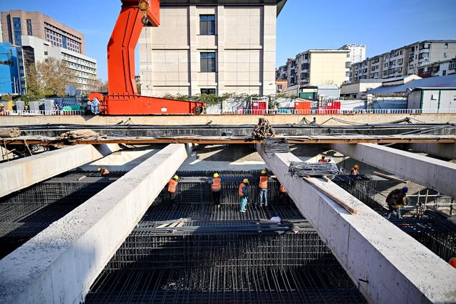 石家庄地铁5号线冬季施工有序推进