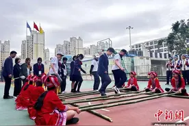 近40名美国青少年开启“海南之行”：“我们都喜欢马龙”图片