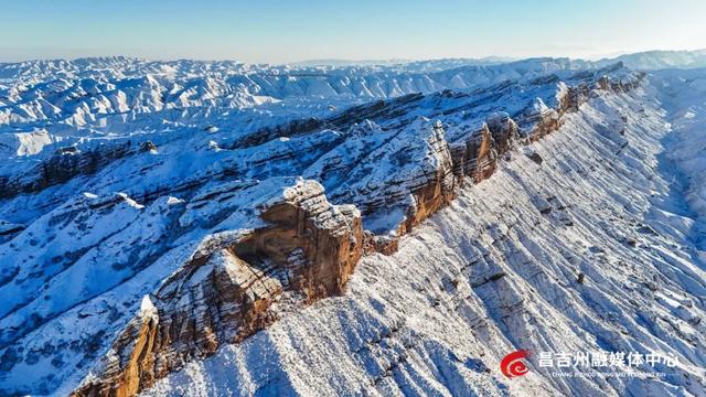 视觉·昌吉｜冬天的百里丹霞可太美了🤩🤩🤩