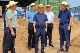 商州区委书记陈泽勇检查督导重点项目建设图片