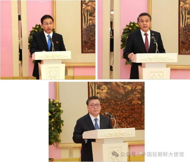 朝方为中国上海艺术团举行欢迎宴会