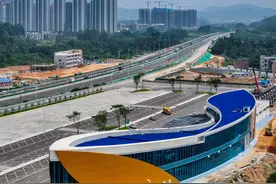 沈海高速广东深汕西段改扩建主体完工图片