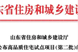 点赞！东营市1个项目入选山东省第二批高品质住宅试点项目图片