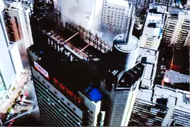 “撤离比较迅速”：天津一高楼外墙着火，暂无伤亡图片