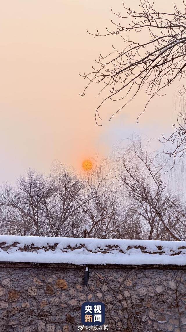 一场雪 颐和园美成了国画