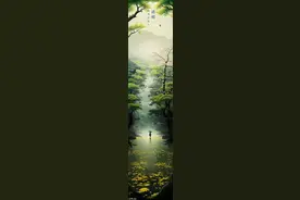 AI绘画｜二十四节气长卷⑤清明：细雨思故人图片