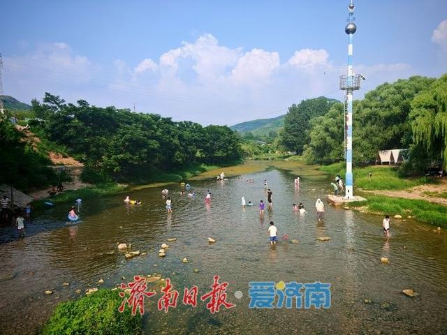 一年四季 泉在济南丨玉符河畔觅清凉：宅科村段成市民消夏野趣乐园