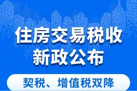 【图解】住房交易税收新政公布！契税、增值税双降图片