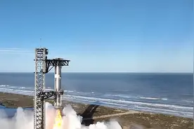 美国太空探索技术公司计划进行“星舰”火箭第八次试飞图片