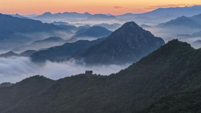 河北迁西：云涌榆木岭，长城美如画