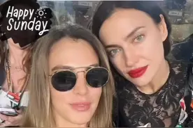 C罗两任女友差点碰面❓乔治娜和伊莲娜出现在阿布扎比大奖赛图片