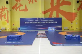 北京市摔跤协会小小摔跤手体能挑战赛举行图片