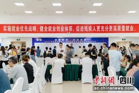 成都市残疾人大学生就业专场招聘会举办图片