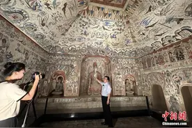 东西问｜张元林：敦煌壁画中为何有天鹅和凤鸟拉车？图片
