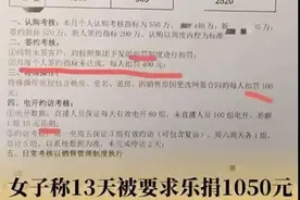 女子称不满13天“乐捐”1050元辞职，专家：员工利益若被克减可依法追索图片