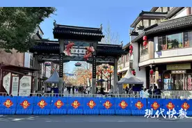 南京警方机器人“宁宁”又来秦淮灯会了，等着你偶遇图片