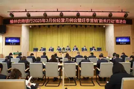 锚定目标全力冲刺，强化管理提升效能——榆林农商银行召开2025年3月份经营月例会暨旺季营销“新禾行动”推进会图片