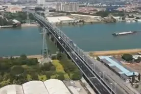 提前两个月！遭超高船舶刮蹭受损的广州沙湾大桥恢复全面通车图片