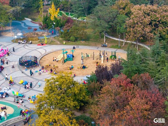 李村河畔，自然与欢乐交融