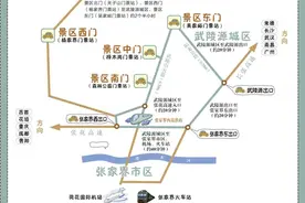 张家界武陵源：春节期间实行游览线单向循环，本地人也需买票入园图片