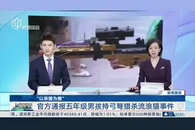 “以杀猫为傲”官方通报五年级男孩持弓弩猎杀流浪猫事件