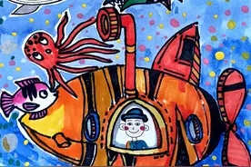 绘画：人与自然和谐共生｜烟台中小学生“才艺秀”作品征集图片