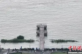 长江南京站水位超警戒 南京启动防汛II级应急响应图片