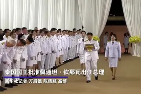 泰国国王批准佩通坦·钦那瓦出任总理图片