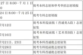 北京高考生 志愿填报时间安排来了图片