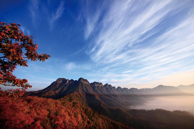 中国红叶黄金走廊联合推介活动走进四川光雾山，三大精品路线发布