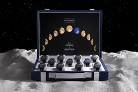欧米茄以近440万人民币拍卖11套MoonSwatch腕表手提箱套装为奥比斯筹集善款图片