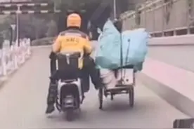 现实让他前往，善良叫他回头，杭州外卖小哥又出手帮人了图片