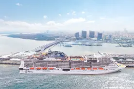 “亚洲旗舰”MSC荣耀号开启中国大陆地区首航图片