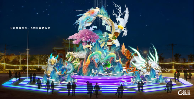 全龄畅玩、光影沉浸！青岛山海间不夜城主题街区焕新升级