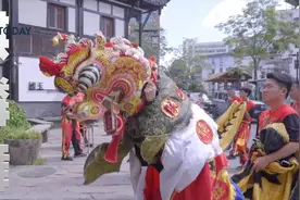 路笔拾遗|舞狮舞麒麟傻傻分不清？TVB资深艺员拜师深圳甘坑麒麟队图片