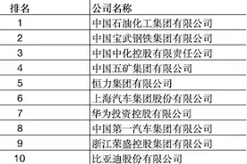 2024中国制造业企业500强出炉，三家车企入围榜单前十图片