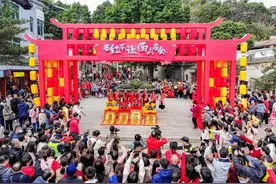 当“红”不让！新春假期逛顺德西山庙会，感受中式潮流“新年味”图片