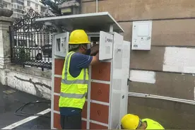 崇明上新一批换电柜图片