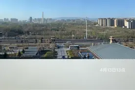 甘肃河西多地迎来沙尘天气 一图展示沙尘来袭前后→图片