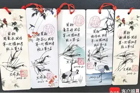 海南华侨中学教师翁文珠坚持四年手绘书签激励学生图片