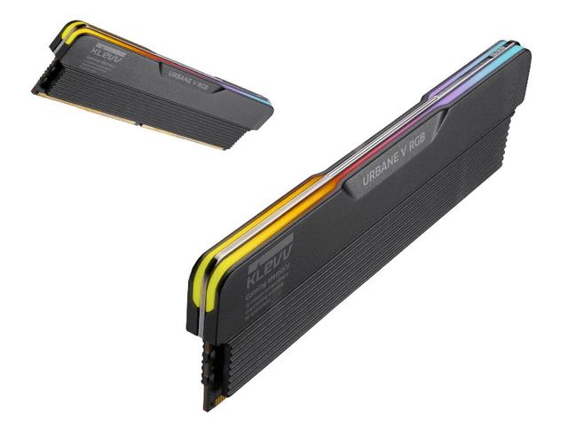 科赋推 Jet Black 配色 URBANE V RGB DDR5 内存，至高 8400 MT/s