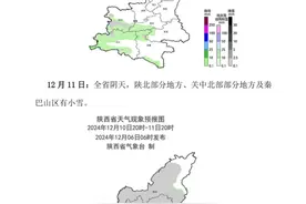 小雨小雪雨夹雪！西安最低气温将跌至零下！陕西下周→图片