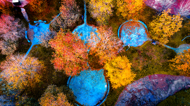 图说遂平：丹霞碧水缤纷色 层林尽染锦绣图